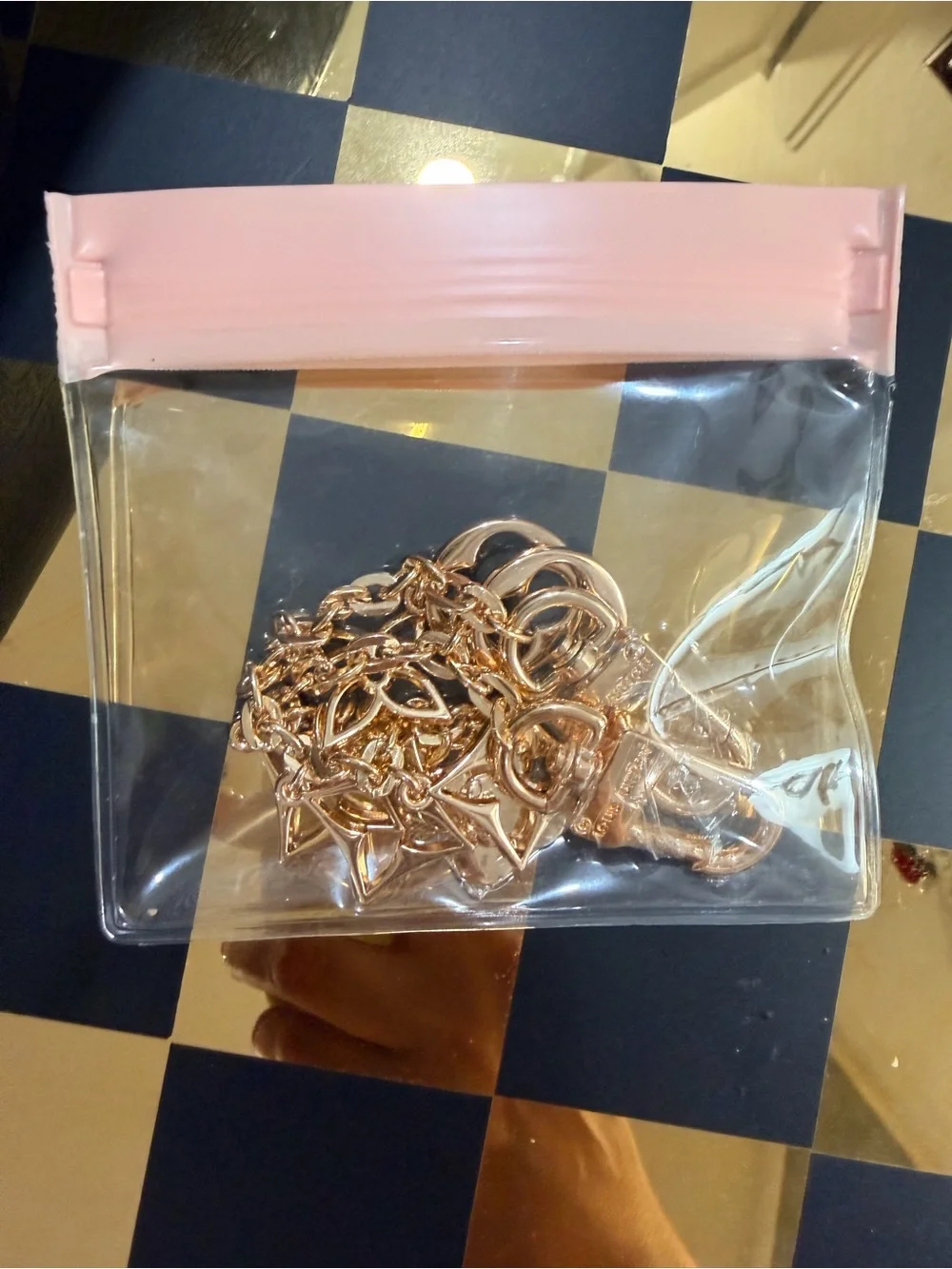 NEW ✨12 inch LV (Fashion)
Gold-Tone Monogram Charm Bag Chain - Picture 6 of 6